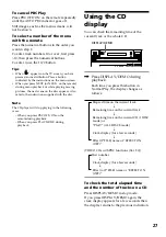 Предварительный просмотр 27 страницы Sony LBT-V8900AV Operating Instructions Manual