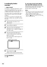 Preview for 32 page of Sony LBT-V8900AV Operating Instructions Manual