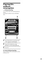 Предварительный просмотр 41 страницы Sony LBT-V8900AV Operating Instructions Manual