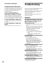 Preview for 58 page of Sony LBT-V8900AV Operating Instructions Manual