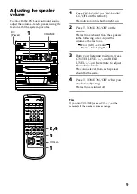 Предварительный просмотр 9 страницы Sony LBT-V8900S Operating Instructions Manual