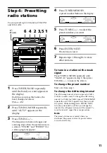 Preview for 11 page of Sony LBT-V8900S Operating Instructions Manual