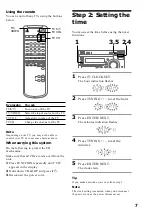 Preview for 7 page of Sony LBT-VR50 Operating Instructions Manual