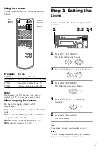 Предварительный просмотр 7 страницы Sony LBT-VR50 Operating Instructions Manual