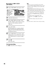 Предварительный просмотр 14 страницы Sony LBT-VR50 Operating Instructions Manual