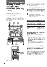 Preview for 20 page of Sony LBT-VR50 Operating Instructions Manual