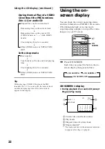 Предварительный просмотр 22 страницы Sony LBT-VR50 Operating Instructions Manual