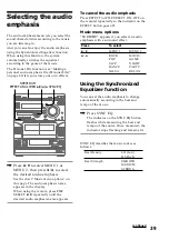 Предварительный просмотр 39 страницы Sony LBT-VR50 Operating Instructions Manual