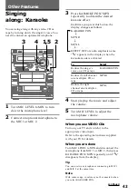 Preview for 43 page of Sony LBT-VR50 Operating Instructions Manual