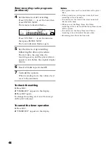 Preview for 48 page of Sony LBT-VR50 Operating Instructions Manual