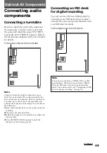 Предварительный просмотр 49 страницы Sony LBT-VR50 Operating Instructions Manual