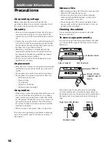 Предварительный просмотр 52 страницы Sony LBT-VR50 Operating Instructions Manual