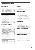 Preview for 3 page of Sony LBT-VR90AV Operating Instructions Manual