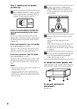 Предварительный просмотр 6 страницы Sony LBT-VR90AV Operating Instructions Manual