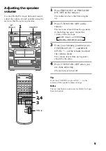 Предварительный просмотр 9 страницы Sony LBT-VR90AV Operating Instructions Manual