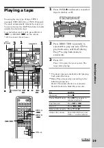 Предварительный просмотр 19 страницы Sony LBT-VR90AV Operating Instructions Manual