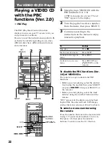 Предварительный просмотр 22 страницы Sony LBT-VR90AV Operating Instructions Manual