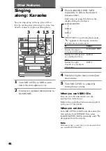 Preview for 46 page of Sony LBT-VR90AV Operating Instructions Manual