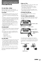 Preview for 57 page of Sony LBT-VR90AV Operating Instructions Manual