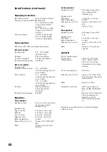 Preview for 62 page of Sony LBT-VR90AV Operating Instructions Manual