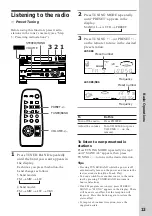 Preview for 13 page of Sony LBT-XB3 Operating Instructions Manual