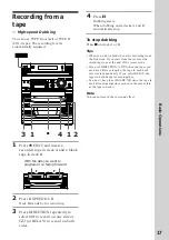 Предварительный просмотр 17 страницы Sony LBT-XB3 Operating Instructions Manual