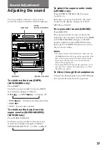 Предварительный просмотр 27 страницы Sony LBT-XB3 Operating Instructions Manual