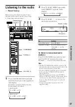 Предварительный просмотр 17 страницы Sony LBT-XB8AV Operating Instructions Manual