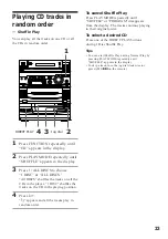 Preview for 23 page of Sony LBT-XB8AV Operating Instructions Manual