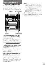 Preview for 31 page of Sony LBT-XB8AV Operating Instructions Manual