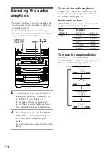 Preview for 32 page of Sony LBT-XB8AV Operating Instructions Manual