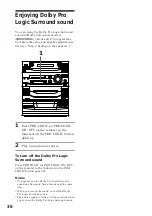 Preview for 36 page of Sony LBT-XB8AV Operating Instructions Manual