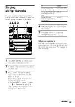 Preview for 39 page of Sony LBT-XB8AV Operating Instructions Manual