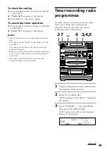 Preview for 43 page of Sony LBT-XB8AV Operating Instructions Manual