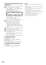 Preview for 44 page of Sony LBT-XB8AV Operating Instructions Manual