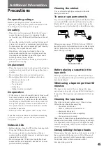 Preview for 45 page of Sony LBT-XB8AV Operating Instructions Manual