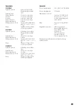 Preview for 49 page of Sony LBT-XB8AV Operating Instructions Manual