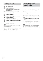 Preview for 8 page of Sony LBT-XG500 - Compact Hi-fi Stereo System Operating Instructions Manual