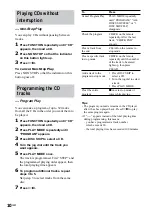 Preview for 10 page of Sony LBT-XG500 - Compact Hi-fi Stereo System Operating Instructions Manual