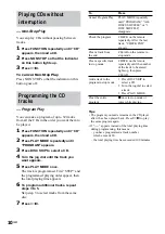 Предварительный просмотр 10 страницы Sony LBT-XG500 - Compact Hi-fi Stereo System Operating Instructions Manual