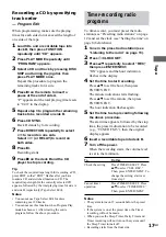 Preview for 17 page of Sony LBT-XG500 - Compact Hi-fi Stereo System Operating Instructions Manual