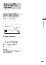 Предварительный просмотр 49 страницы Sony LBT-XG500 - Compact Hi-fi Stereo System Operating Instructions Manual