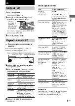 Preview for 69 page of Sony LBT-XG500 - Compact Hi-fi Stereo System Operating Instructions Manual