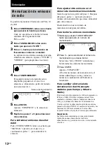 Preview for 72 page of Sony LBT-XG500 - Compact Hi-fi Stereo System Operating Instructions Manual