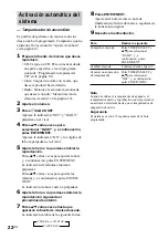 Preview for 82 page of Sony LBT-XG500 - Compact Hi-fi Stereo System Operating Instructions Manual