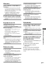 Preview for 87 page of Sony LBT-XG500 - Compact Hi-fi Stereo System Operating Instructions Manual