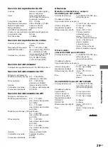 Preview for 89 page of Sony LBT-XG500 - Compact Hi-fi Stereo System Operating Instructions Manual