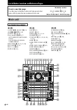 Предварительный просмотр 4 страницы Sony LBT-XGR6 - Compact Hi-fi Stereo System Operating Instructions Manual