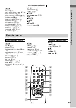 Предварительный просмотр 5 страницы Sony LBT-XGR6 - Compact Hi-fi Stereo System Operating Instructions Manual