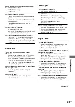 Предварительный просмотр 29 страницы Sony LBT-XGR6 - Compact Hi-fi Stereo System Operating Instructions Manual